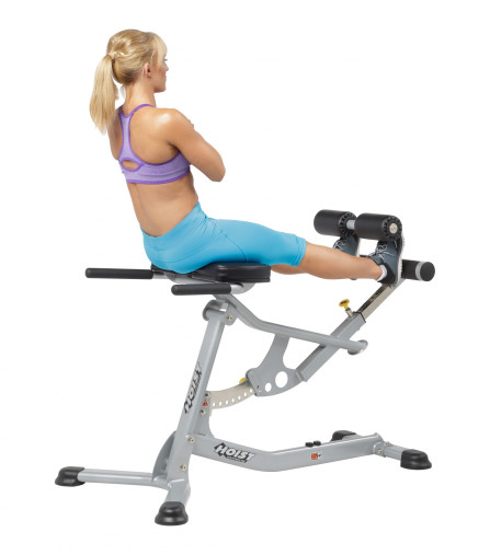 Гиперэкстензия и Римский стул для дома HOIST HF-5664 (матовый черный/черный)