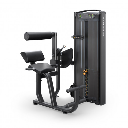 Разгибание спины Matrix Versa Plus VS-S52P, грузоблочный тренажер, вес стека 104 кг.