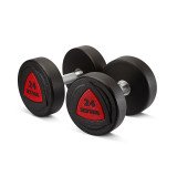 ZIVA Гантель 34 кг серии ZVO резиновое покрытие красная вставка ZIVA Гантель 34 кг серии ZVO резиновое покрытие красная вставка