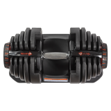 Пара регулируемых гантелей Original Fitness 40 кг на стойке