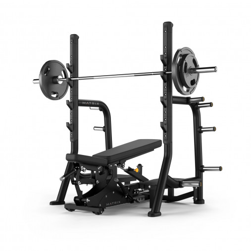 Трехпозиционная олимпийская скамья Matrix Magnum C-895 Трехпозиционная олимпийская скамья Matrix Magnum C-895