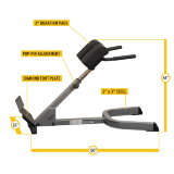 Гиперэкстензия спины Body-Solid GHYP345 (наклон 45°)