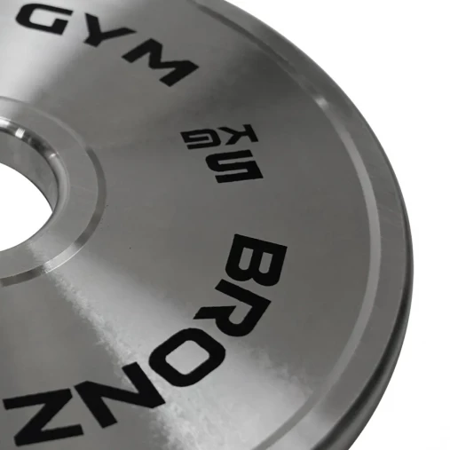Диск олимпийский BRONZE GYM стальной 5 кг хромированный 51мм