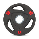 Диск 51 мм. полиуретановый с 3-мя хватами 5 кг VictoryFit олимпийский Диск 51 мм. полиуретановый с 3-мя хватами 5 кг VictoryFit олимпийский