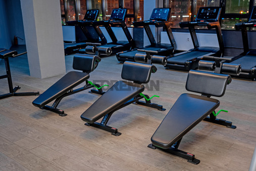 Скамья для пресса FOREMAN FW-512 черная рама, черная обивка