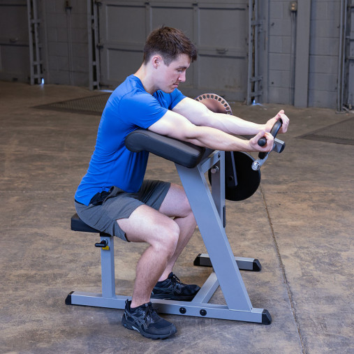 Станок для тренировки бицепса / трицепса Body-Solid GCBT380 Скамья Скотта Станок для тренировки бицепса / трицепса Body-Solid GCBT380 Скамья Скотта